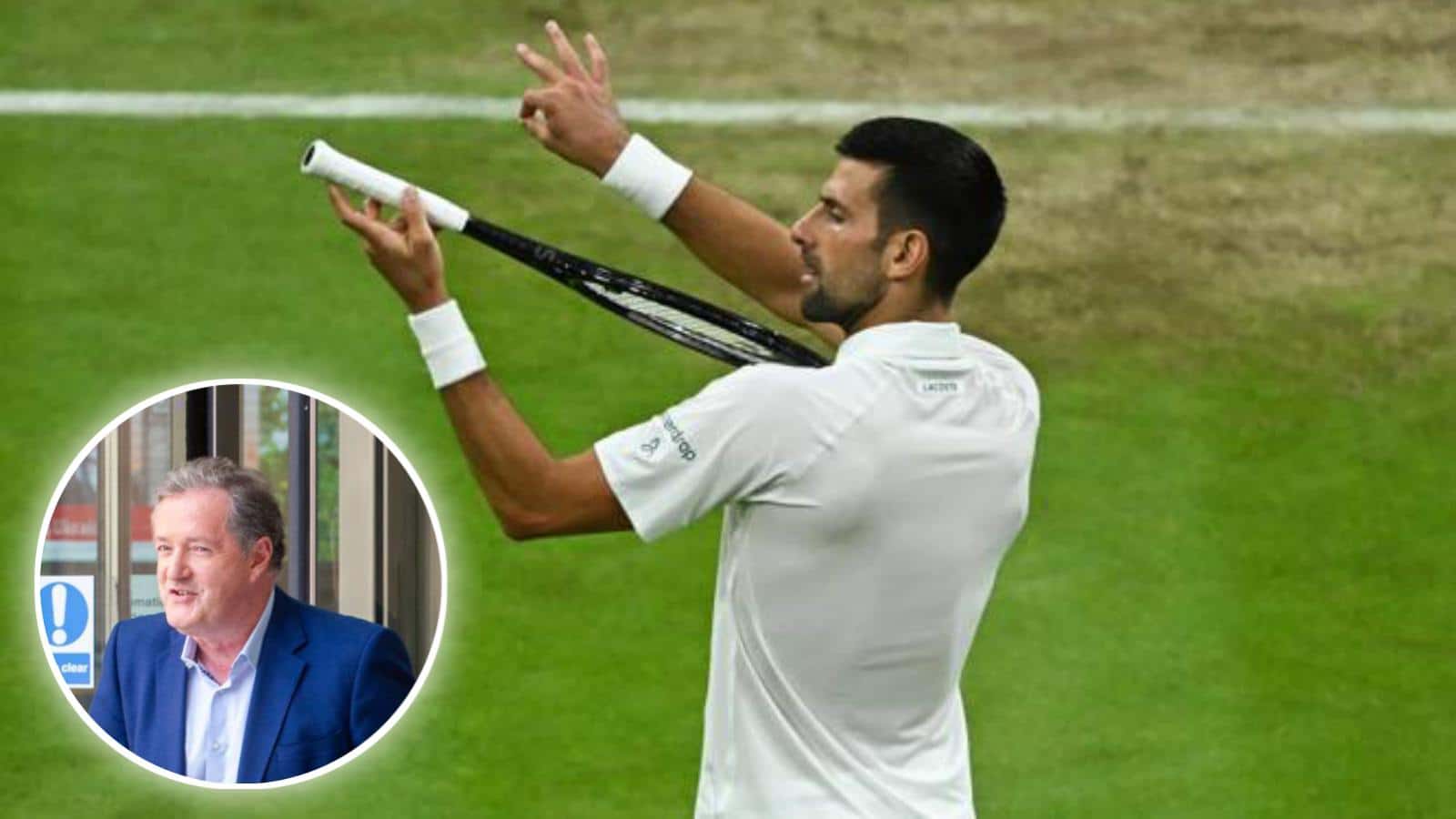 “Novak Djokovic is being a monumental d*ck at Wimbledon this year,” Piers Morgan reacts after Serbian walks out of BBC interview