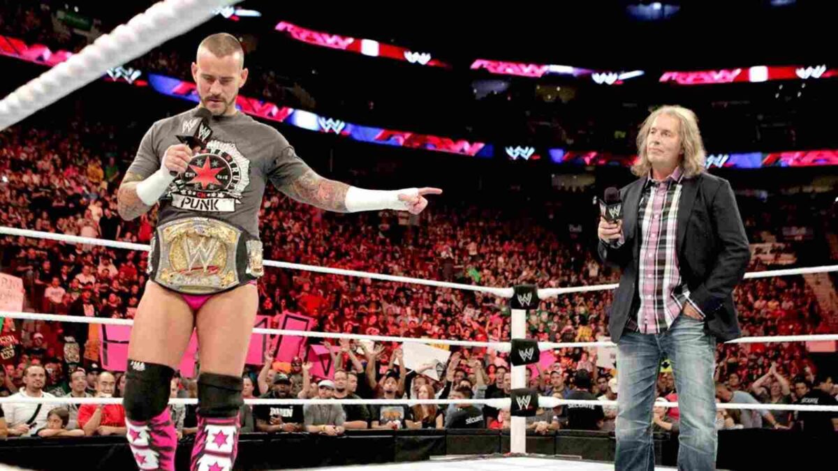 CM Punk and Bret Hart