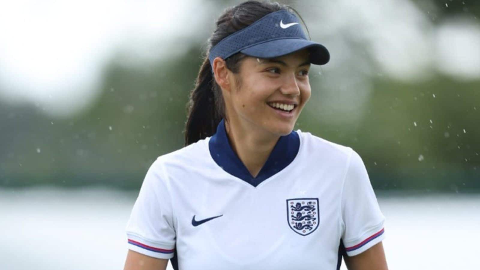 Emma Raducanu shows support for England ahead of blockbuster Euro 2024 quarterfinal against Switzerland