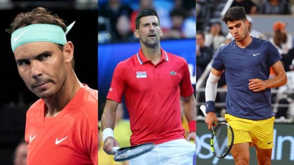 Rafael Nadal Novak Djokovic Carlos Alcaraz