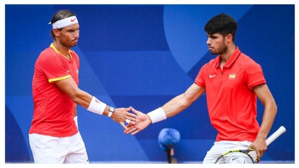 Carlos Alcaraz and Rafael Nadal