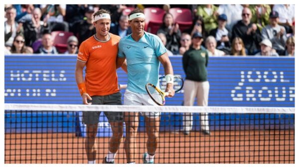 Rafael Nadal and Casper Ruud