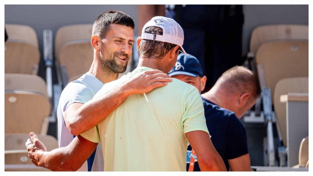 Rafael Nadal and Novak Djokovic