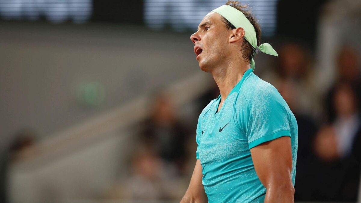 Rafael Nadal sad