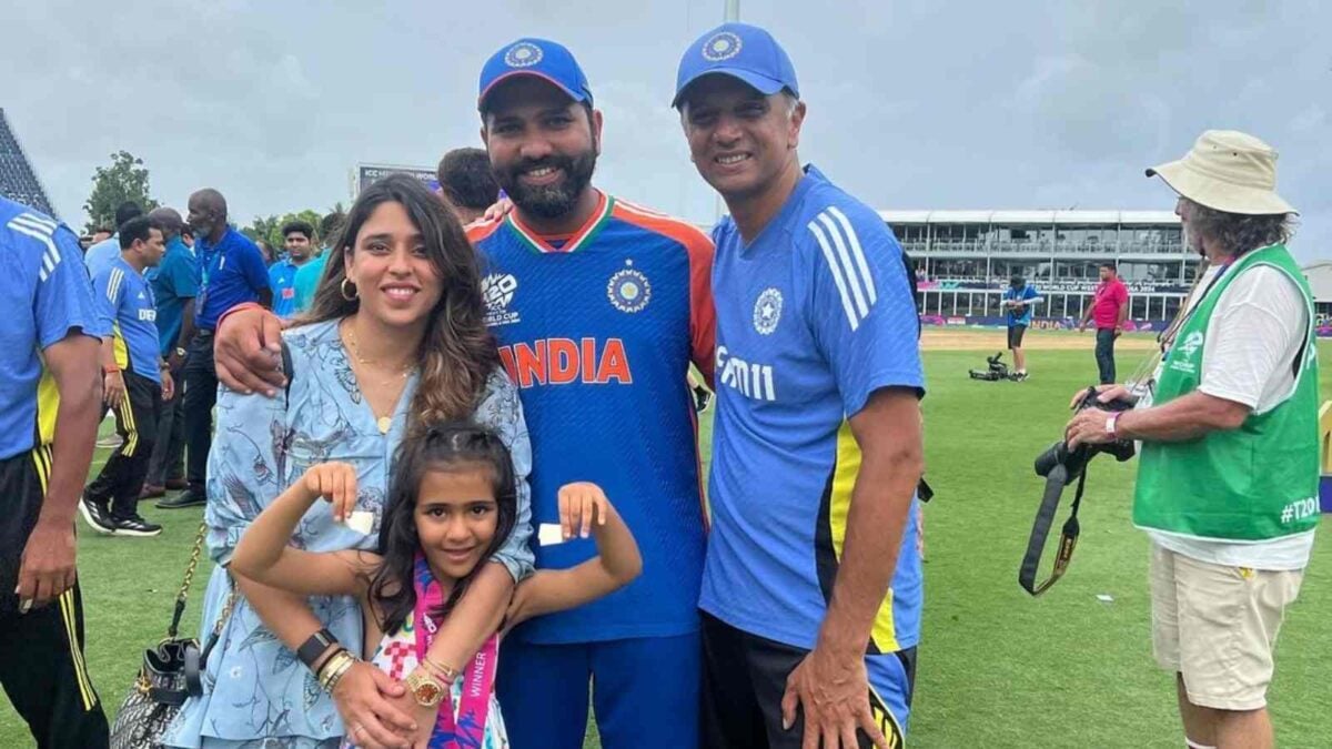 WATCH: Rohit Sharma Calls Rahul Dravid as 'Rahul Bhai' and celebrates with him