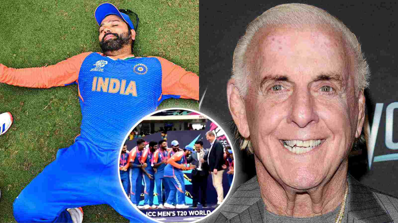 Ric Flair posts Rohit Sharma’s celebratory walk on his social media handle, points it to be from his playbook