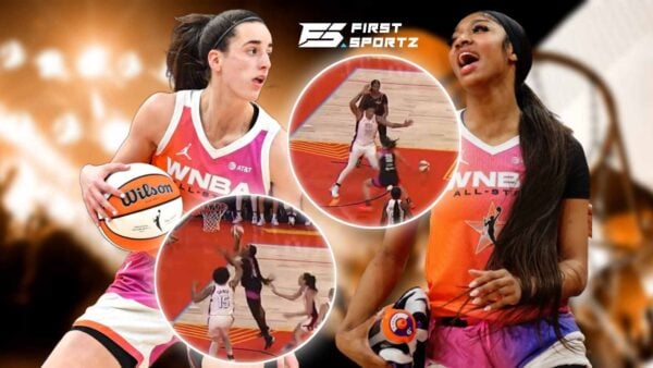 Rivals Caitlin Clark assisting Angel Reese on a layup during WNBA All-Star game against Team USA goes viral