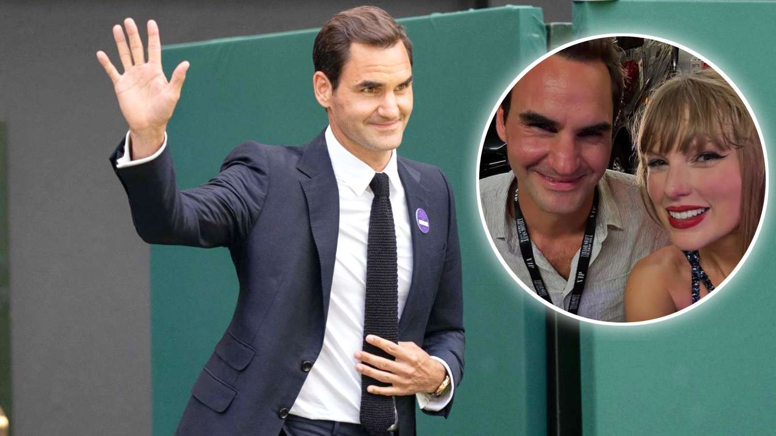 “In my Swiftie era,” Roger Federer takes a selfie with Taylor Swift after attending her concert in Zurich