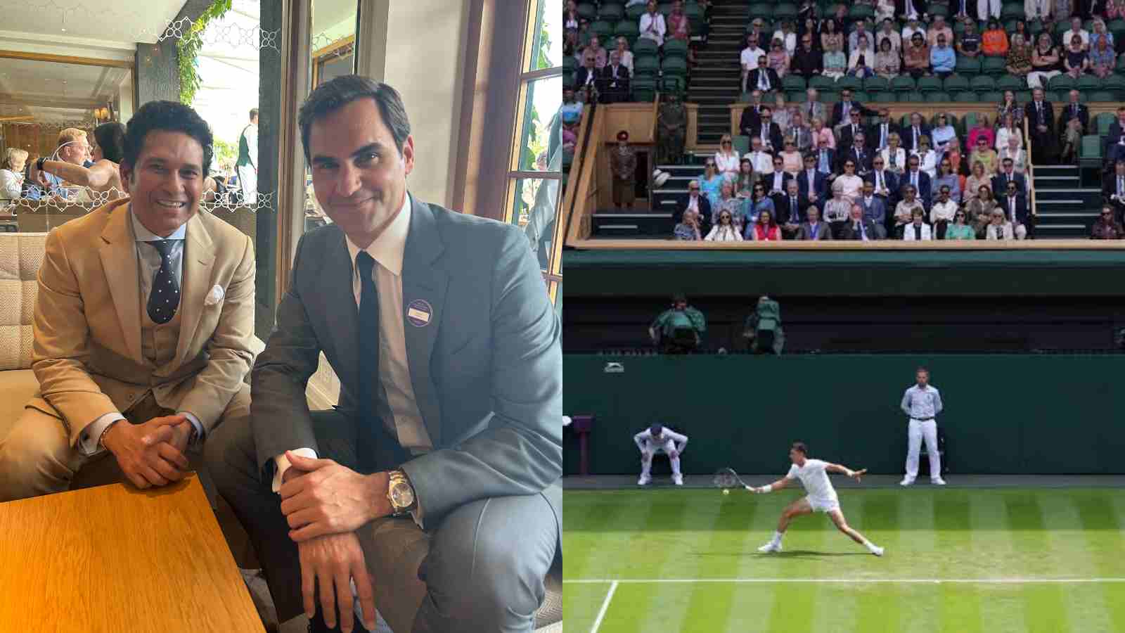 Sachin Tendulkar shares a prized frame with Roger Federer on a star-studded afternoon