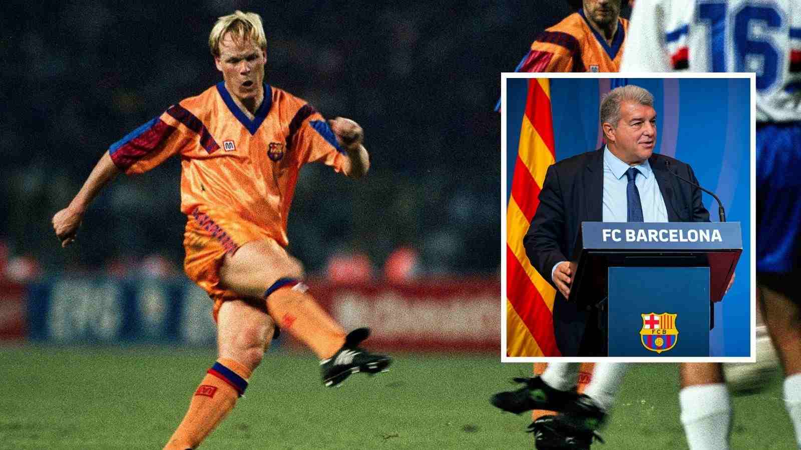 “He doesn’t respect the club’s legends,” Former Barcelona boss Ronald Koeman throws shade on Joan Laporta amidst hopes of returning to the club