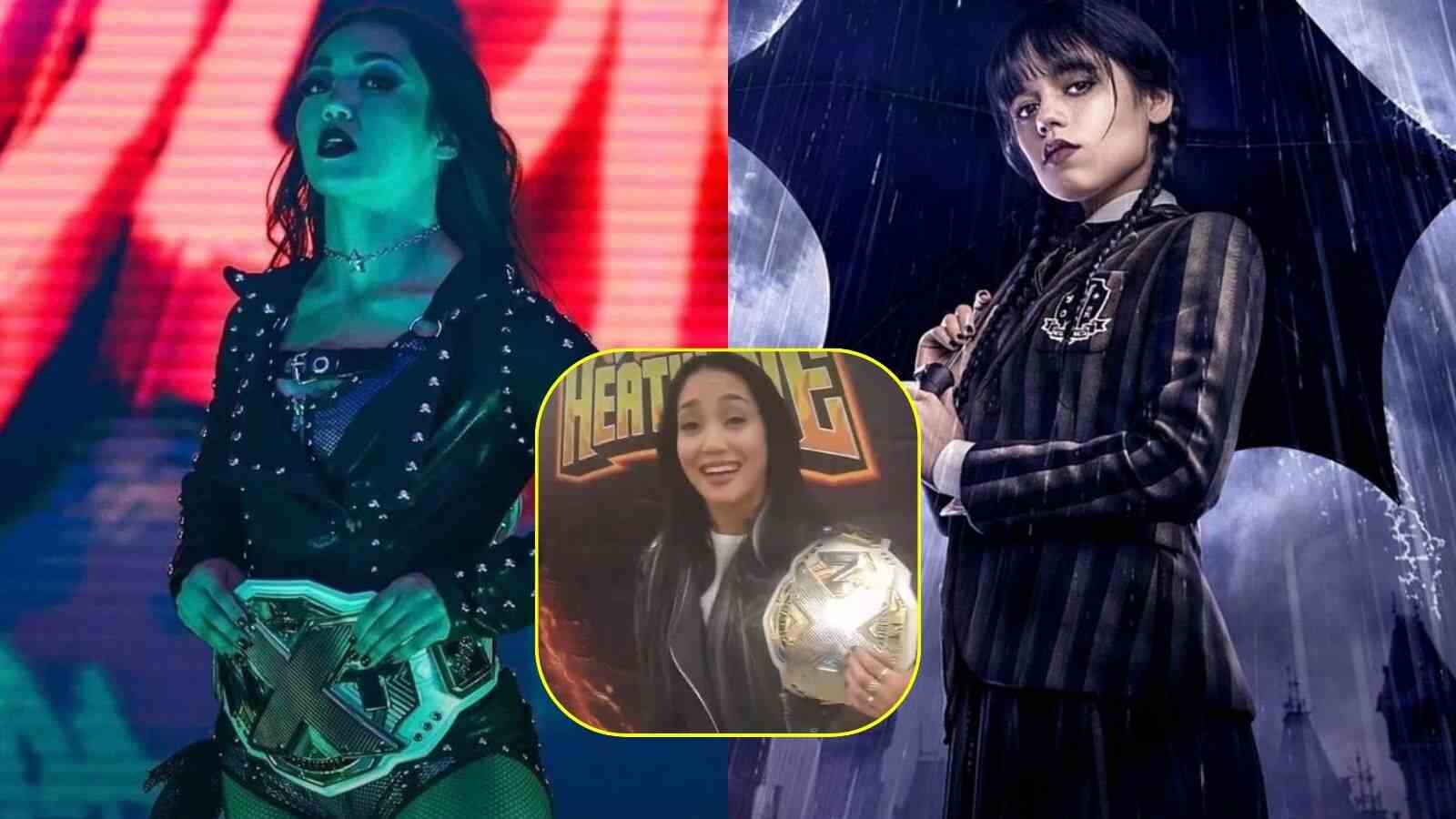 WATCH: “You look like that girl from Wednesday, Jenna Ortega” WWE fan bombards 22-year-old female star with praises to rizz her up, things get extremely awkward