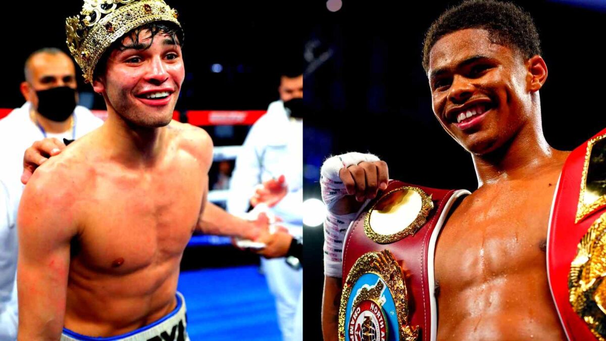 Confronted over racial slur, Ryan Garcia apparently agrees to fight Shakur Stevenson