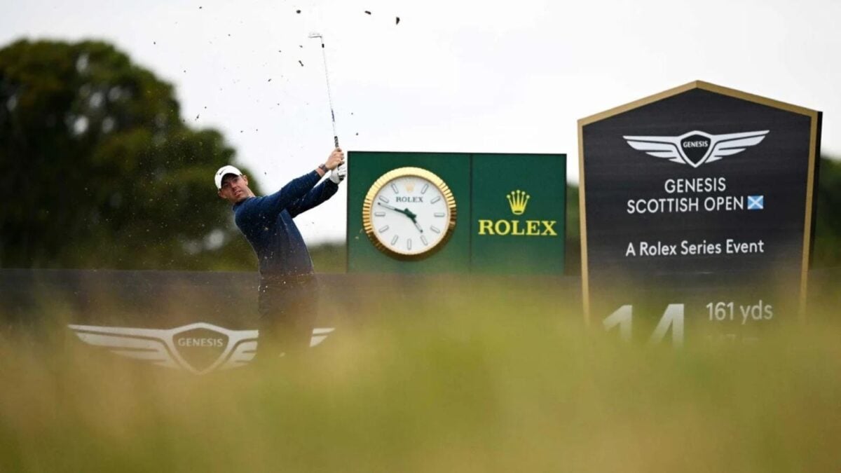 Rory Mcllroy at the Scottish Open