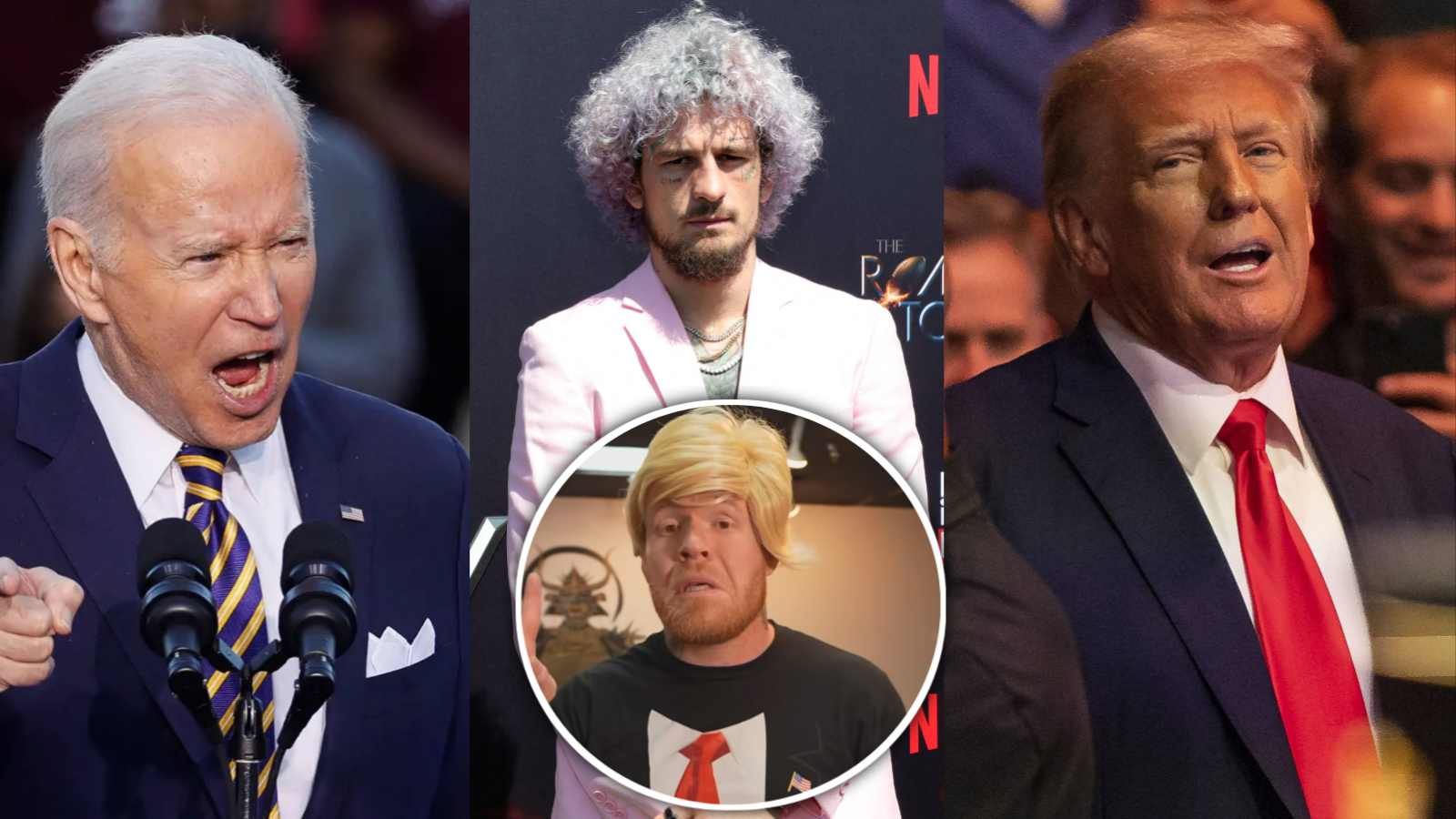 Donald Trump vs. Joe Biden MMA fight hilariously enacted by UFC star Sean O’Malley and coach