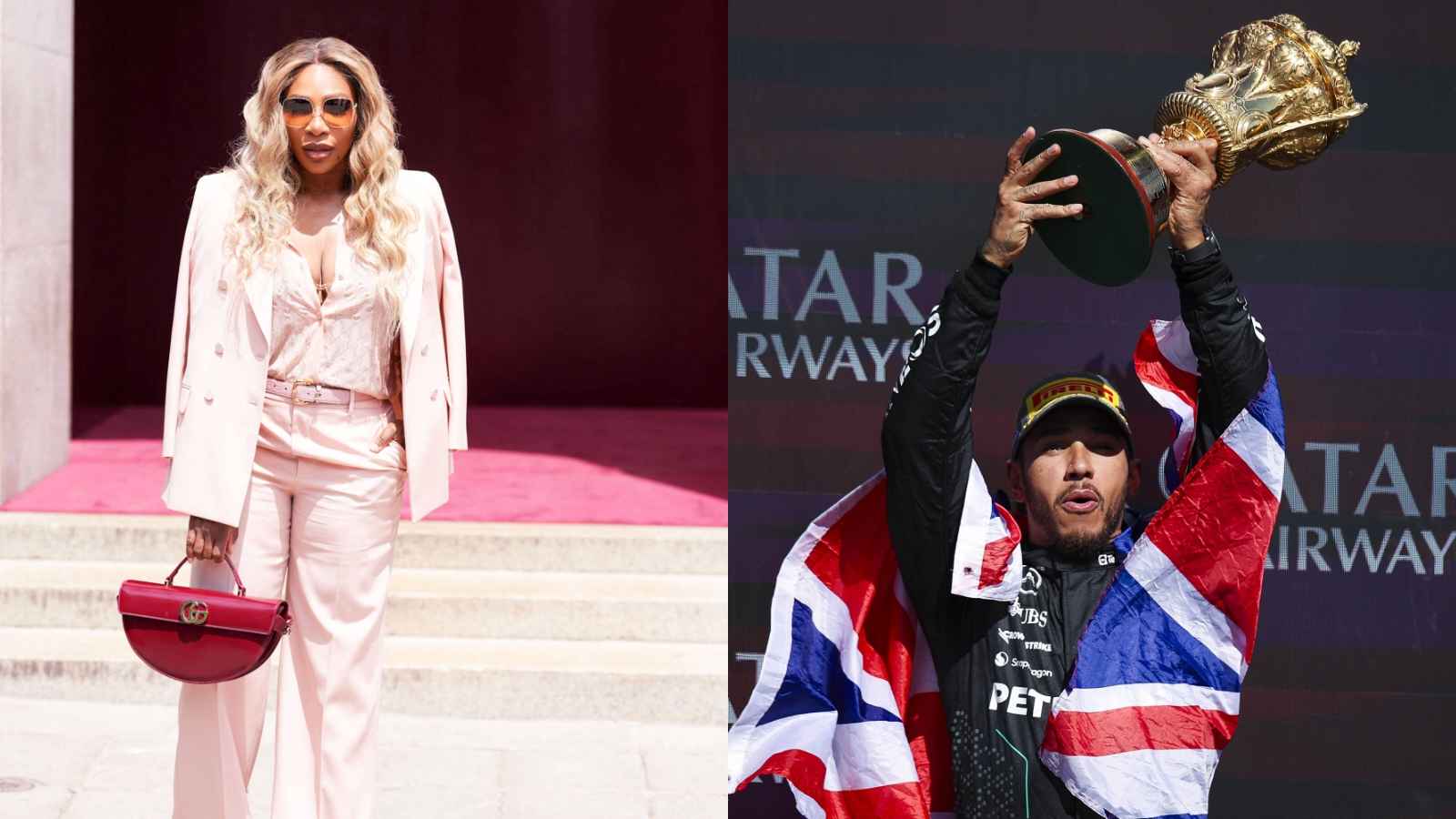 Tennis star Serena Williams celebrates ‘best ever’ Lewis Hamilton’s HISTORIC British GP triumph