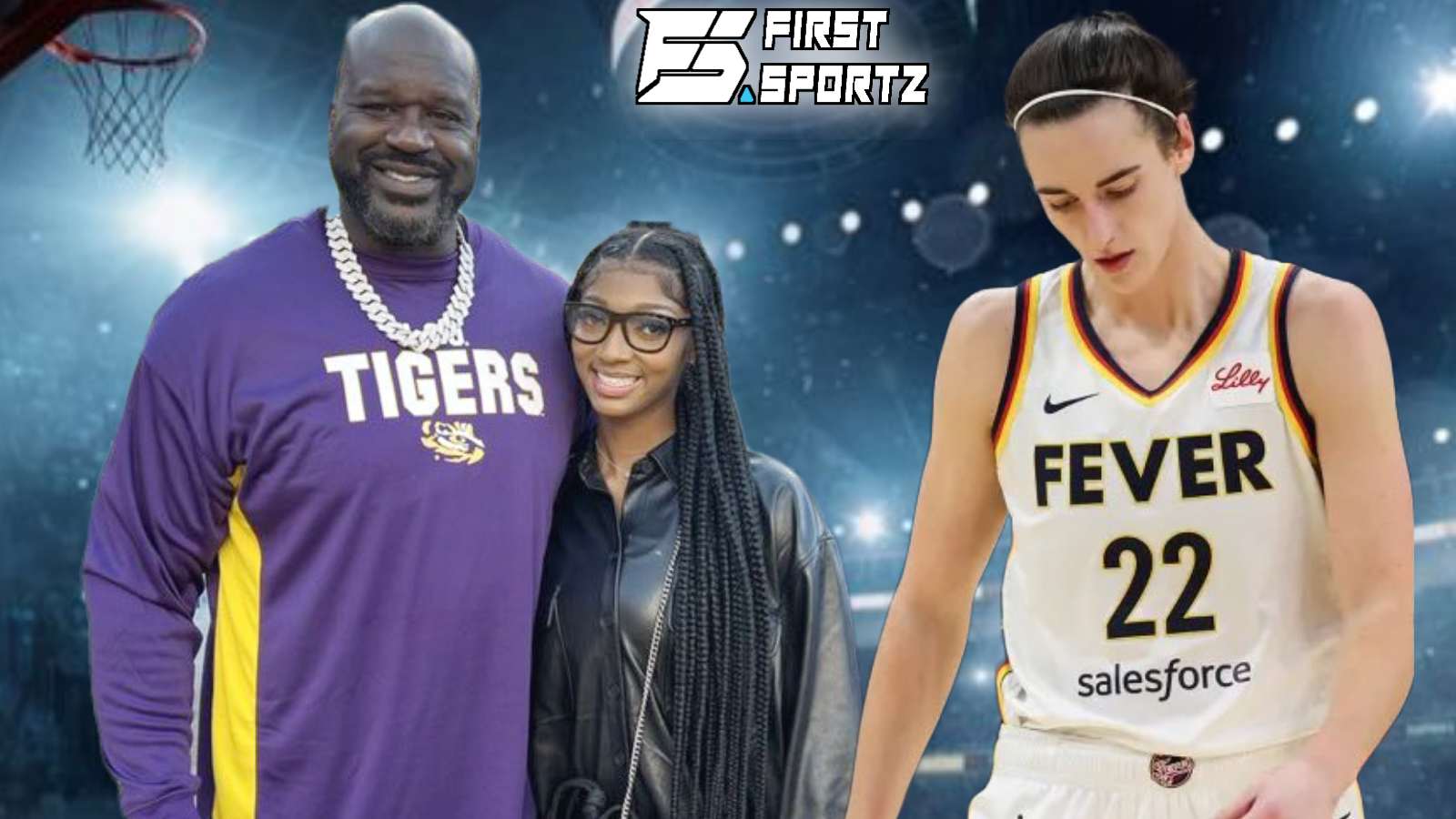 Shaquille O’Neal sides with LSU ‘niece’ Angel Reese over Caitlin Clark in ROTY debate