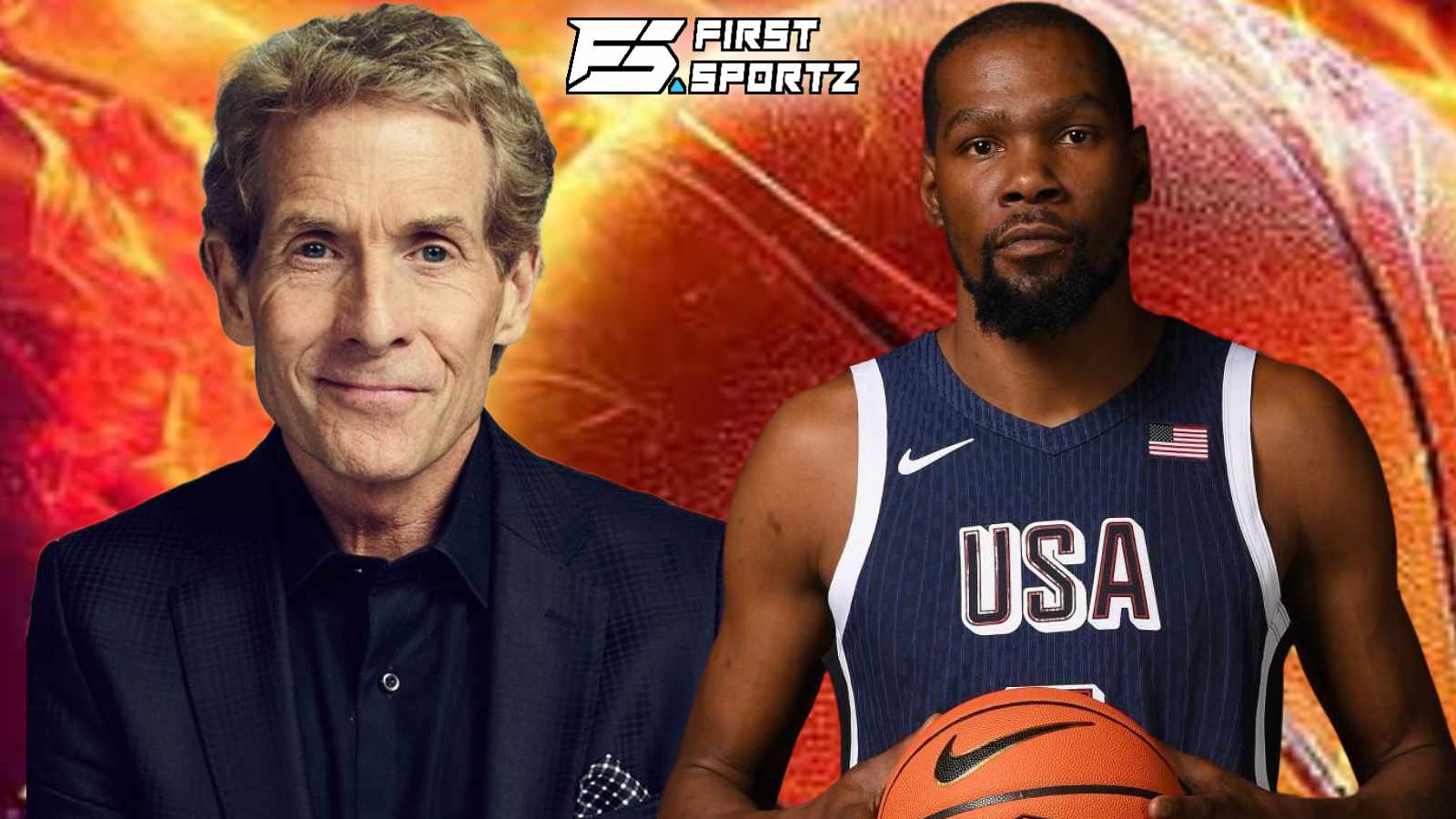 “Thinnest-skinned superstar!” Skip Bayless RIPS Kevin Durant for taking shot at co-host Keyshawn Johnson