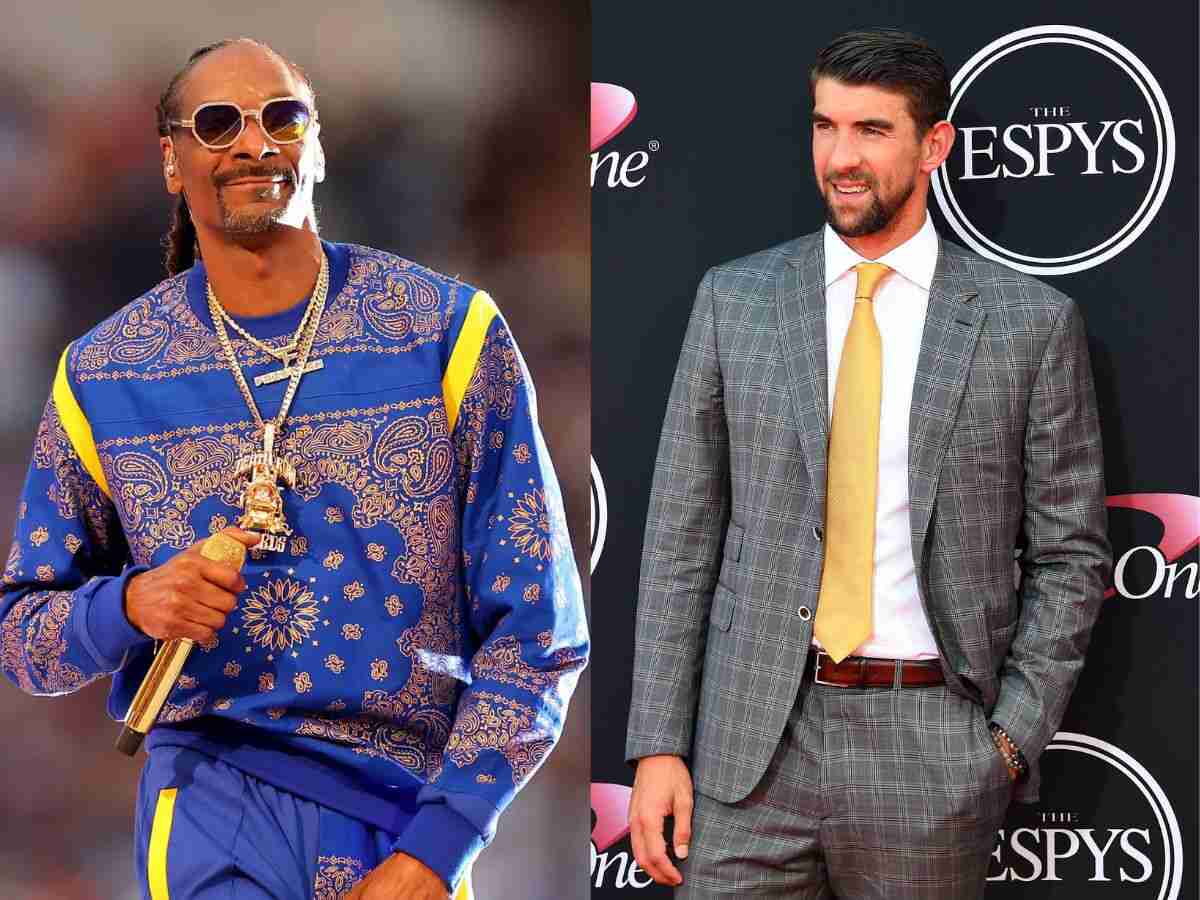 WATCH: “We could be twins,” Michael Phelps gives Snoop Dogg swimming lessons at pool