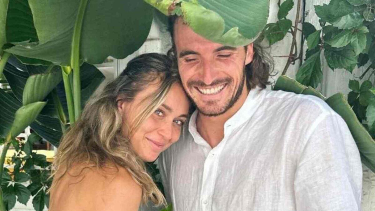 Stefanos Tsitsipas and Paula Badosa