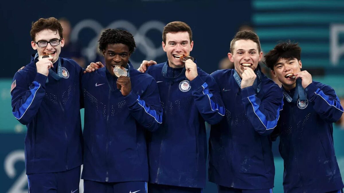 Team USA men's gymnastics squad