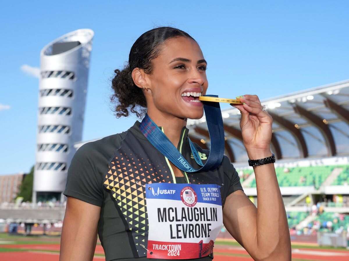 “Been growing as a person and…an athlete,” Sydney McLaughlin-Levrone THANKS Bobby Kersee after clinching Olympic berth with 400m Hurdles World Record