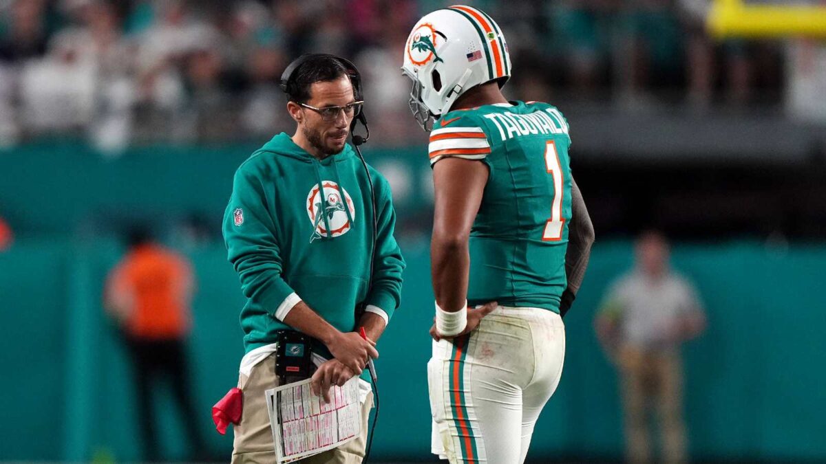 Mike McDaniel and Tua Tagovailoa