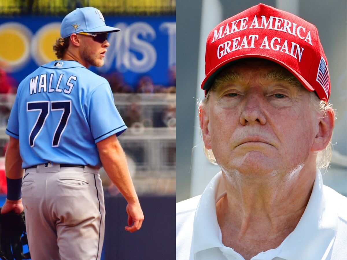 Taylor Walls and Donald Trump [Image Credit: DRaysBay/Imago]