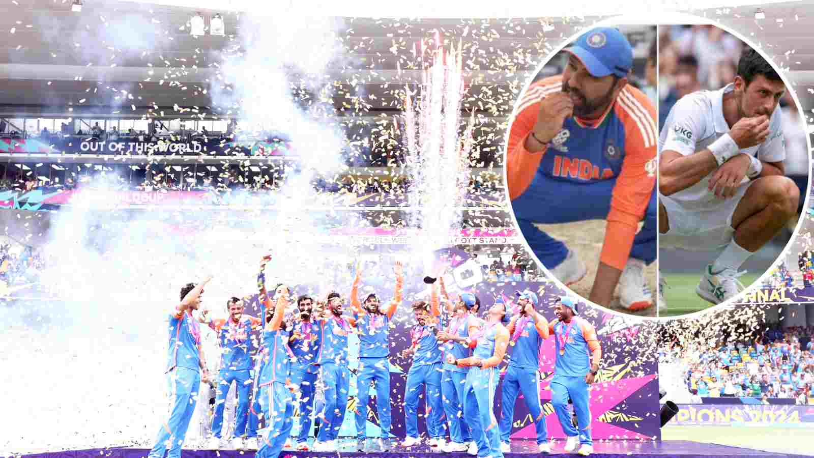 Rohit Sharma reveals why he ate a slice of pitch mud after India’s triumph in the 2024 T20 World Cup