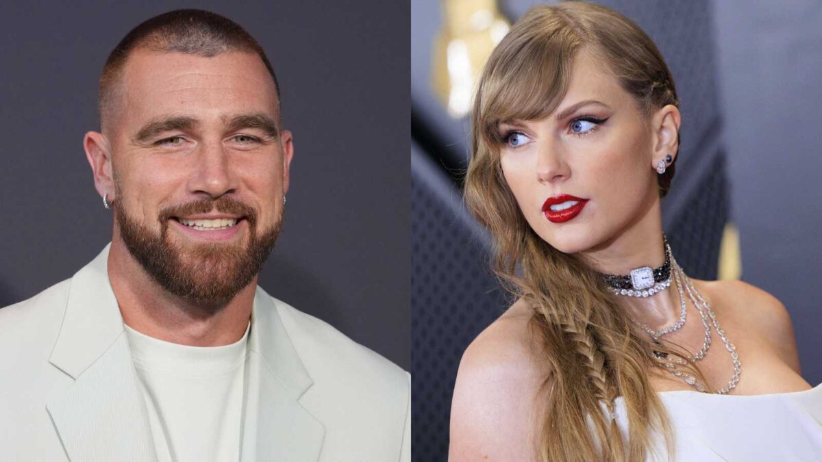 'Humble' Travis Kelce leaves Eras Tour show in Germany with his arm around girlfriend Taylor Swift's waist