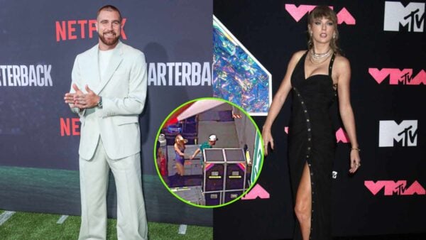 'Humble' Travis Kelce leaves Eras Tour show in Germany with his arm around girlfriend Taylor Swift's waist