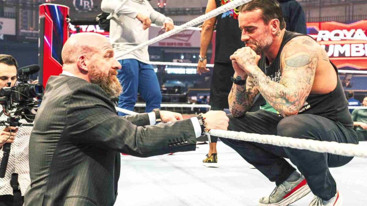 Triple H and CM Punk