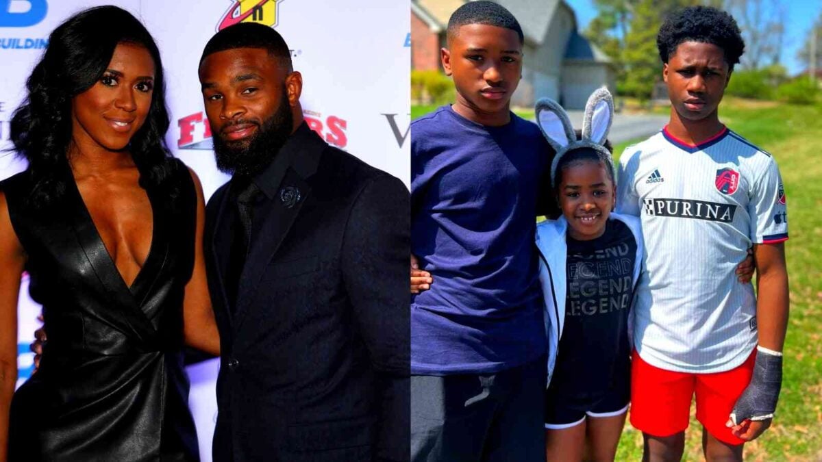 Tyron Woodley family 