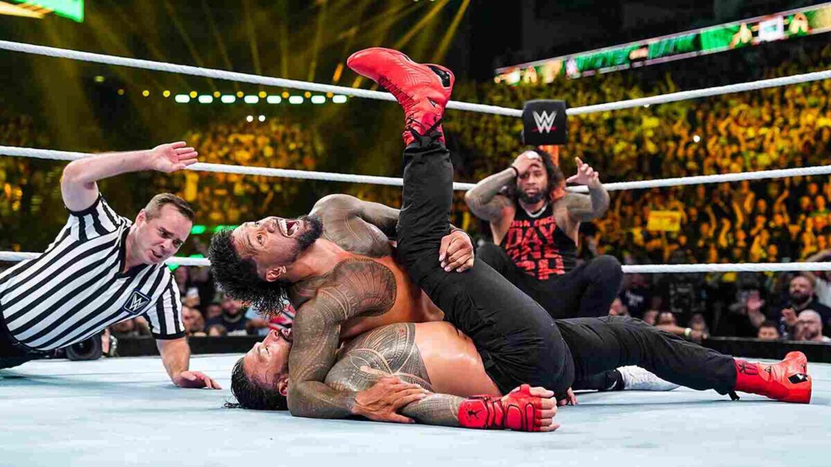 Jey Uso pins Roman Reigns