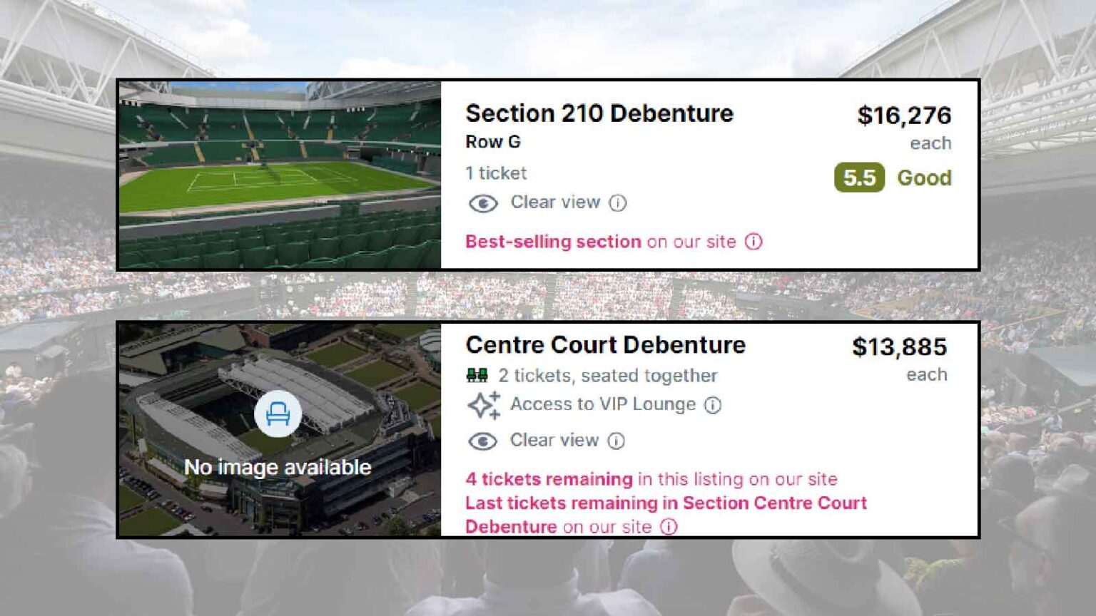 Wimbledon Final Ticket prices go through the roof as Carlos Alcaraz and Novak Djokovic set to