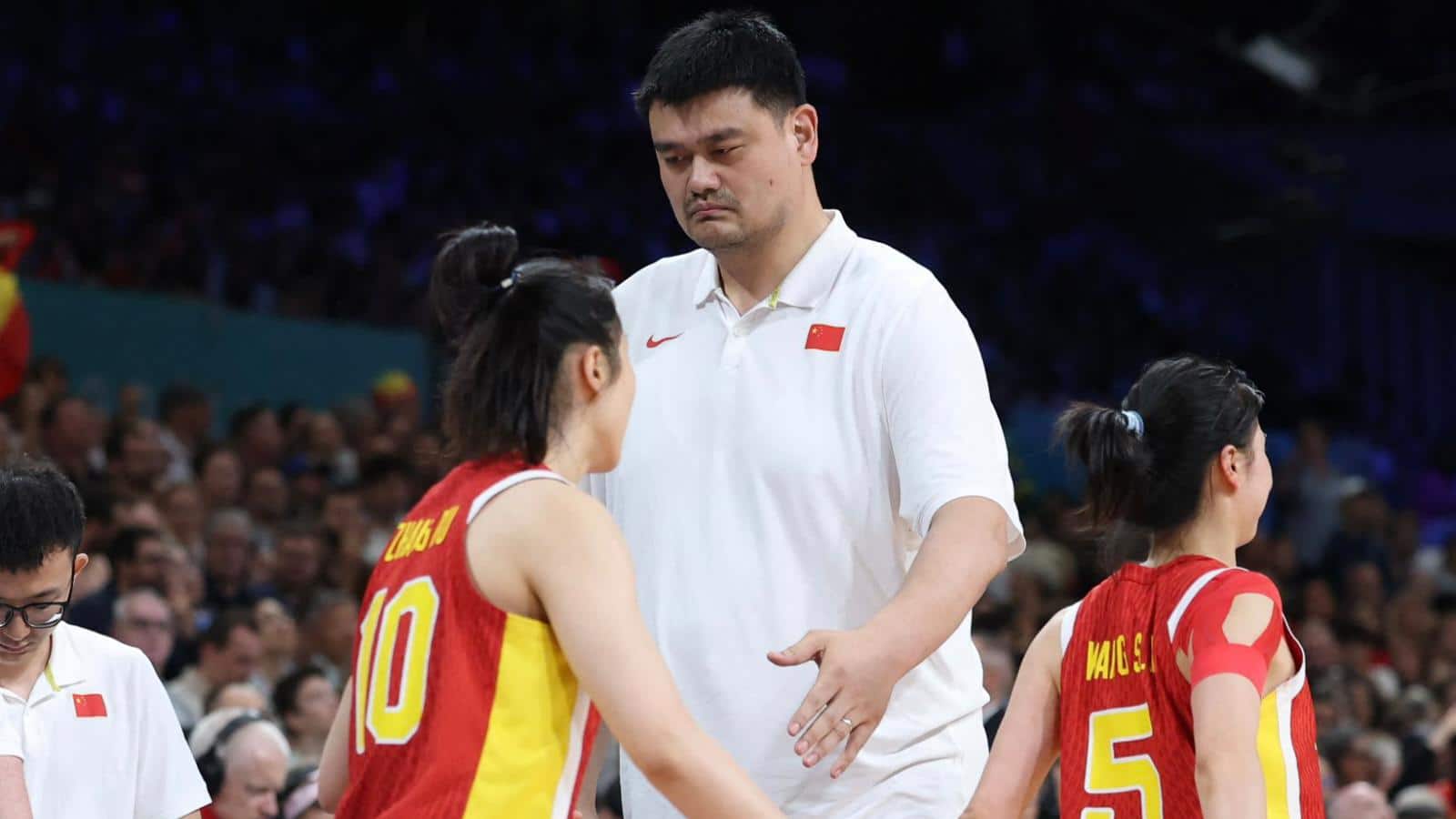 7-foot 6-inches Chinese women’s basketball coach steals all spotlight at Paris Olympics 