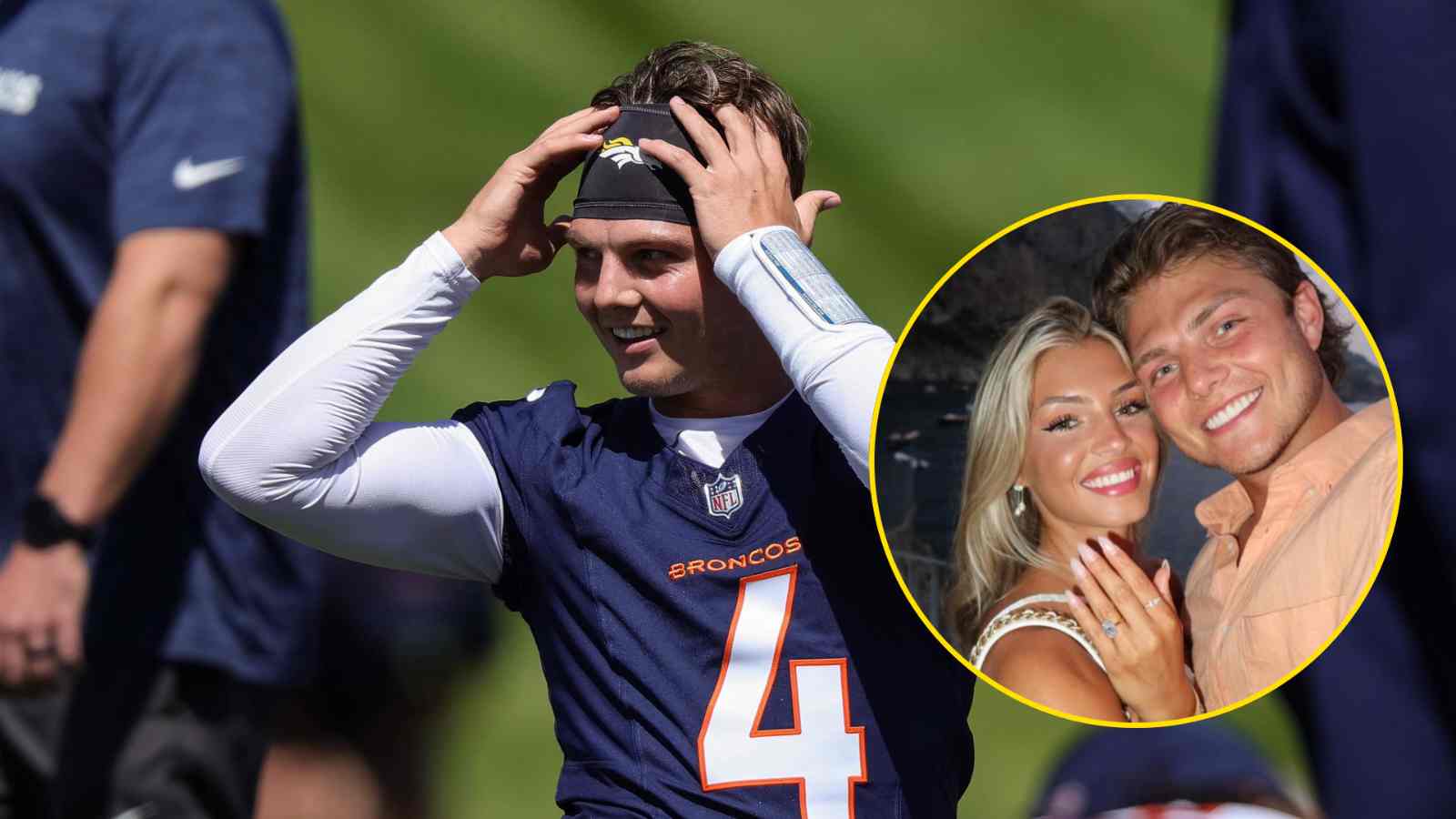 Broncos’ Zach Wilson announces engagement to model girlfriend Nicolette Dellanno in Italy