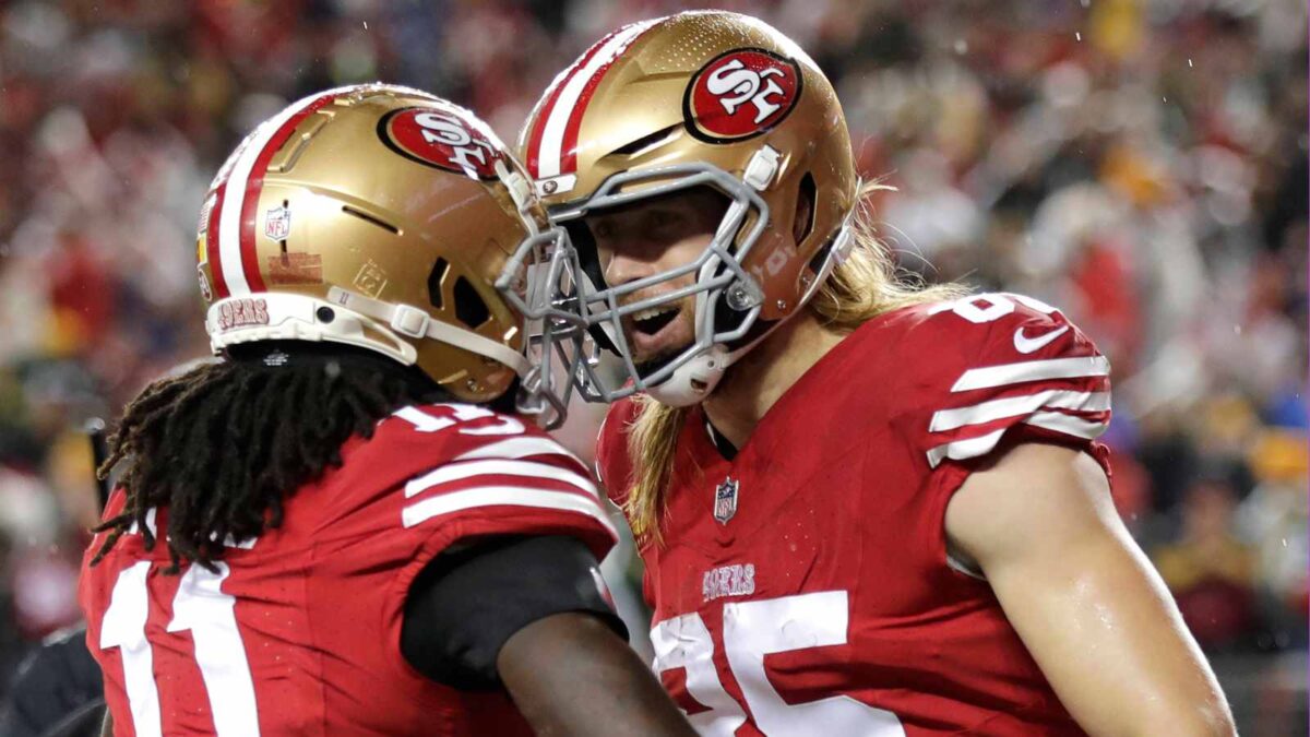 49ers' George Kittle hopes that Brandon Aiyuk "gets the money he deserves"