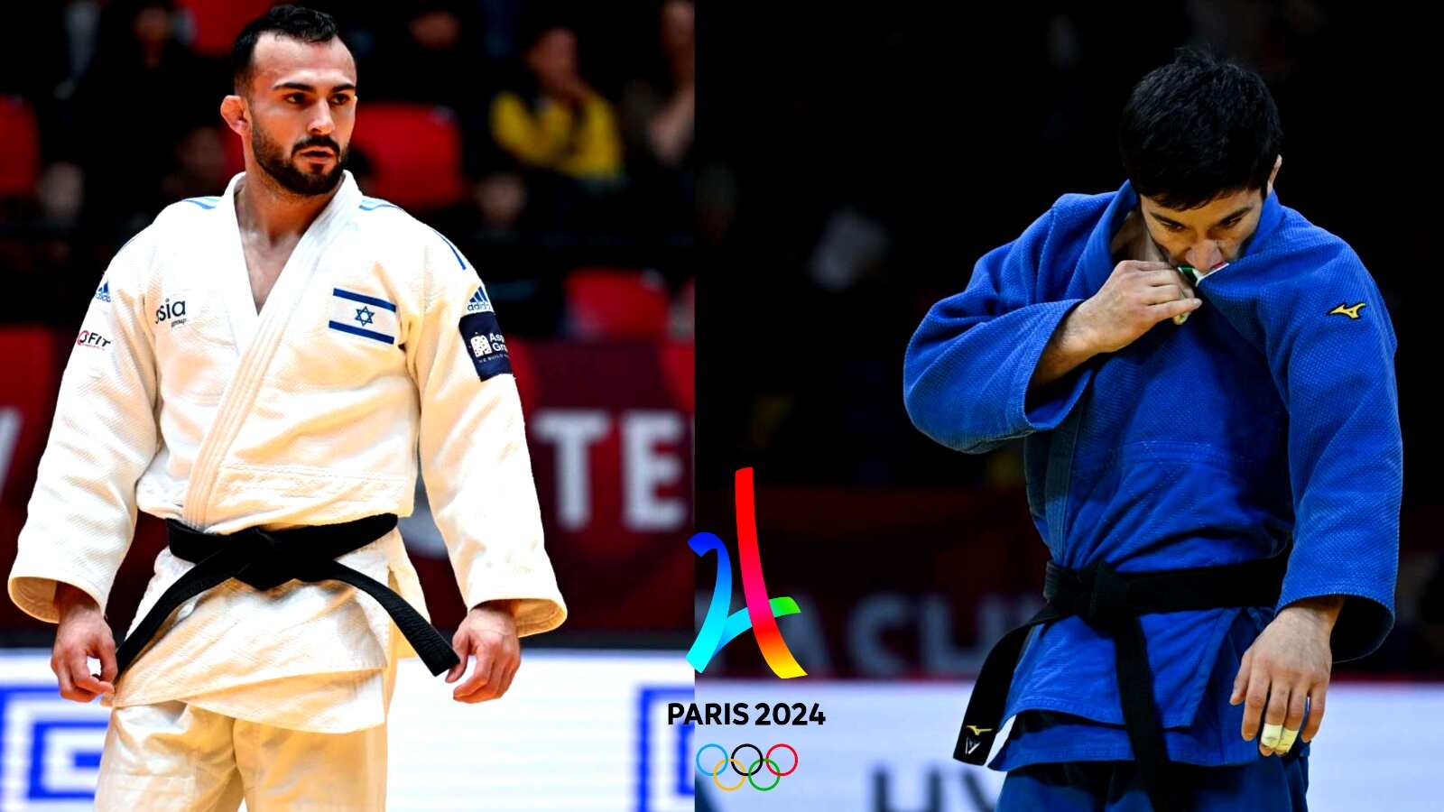 Tajikistan Nurali Emomali refused to shake hands with Israeli judo opponent Baruch Shmailov; left competition later because of dislocated shoulder