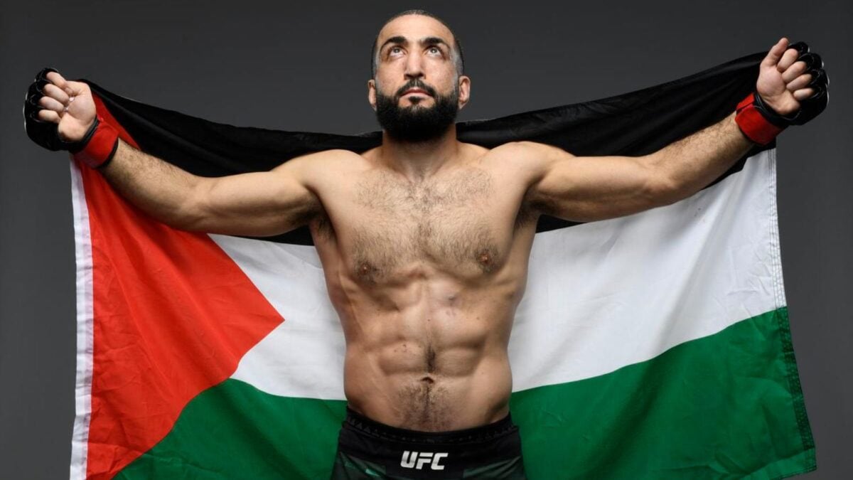 Belal Muhammad became the first Palestinian world champion at UFC 304 after defeating Leon Edwards