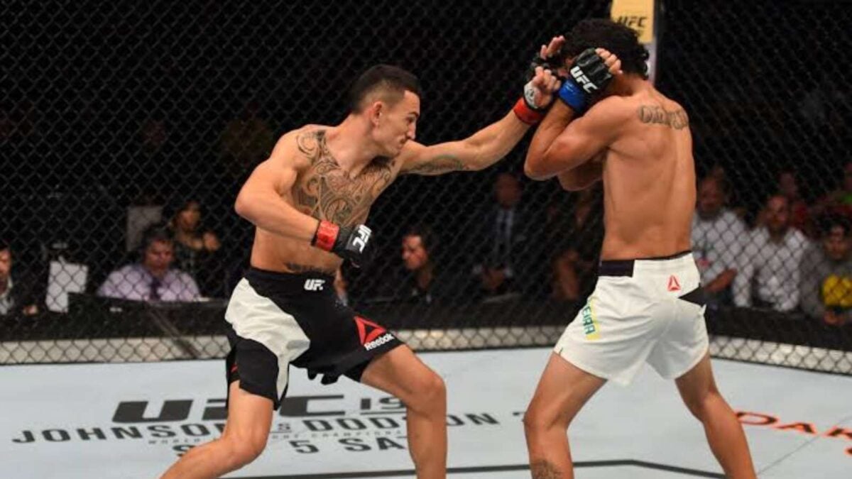 
Max Holloway vs. Charles Oliveira at UFC UFC Fight Night 74 