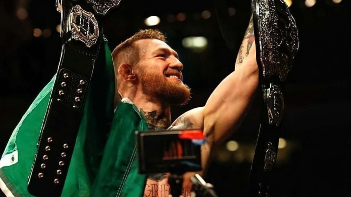 Conor McGregor first UFC double champion 