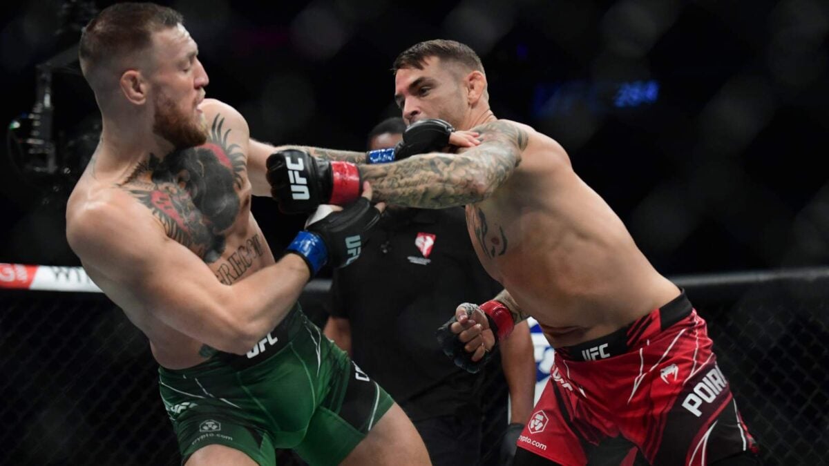 
Conor McGregor vs. Dustin Poirier 
