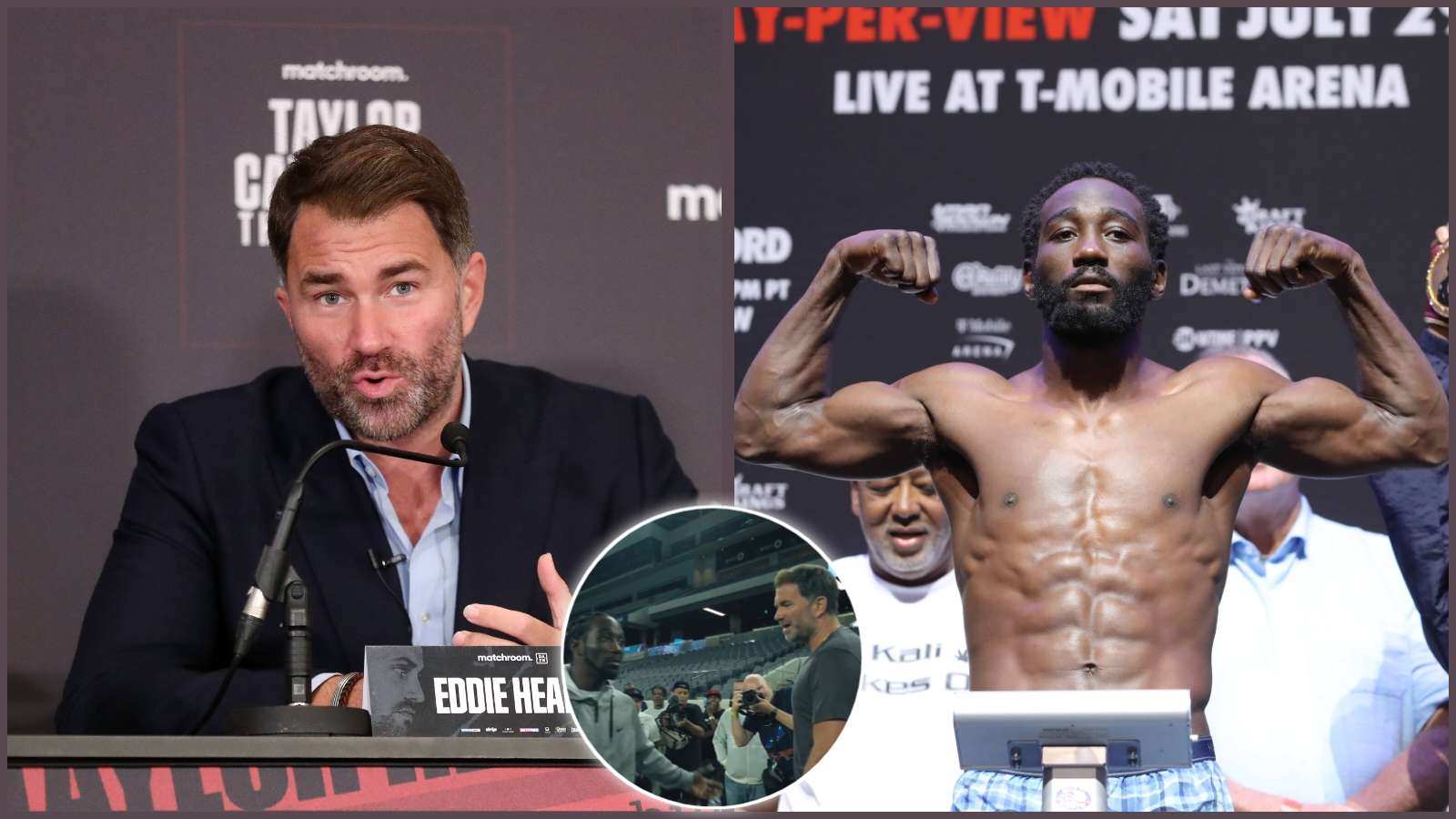 “I’m probably better than you at hooping!” Eddie Hearn and Terence Crawford have HILARIOUS trash-talk