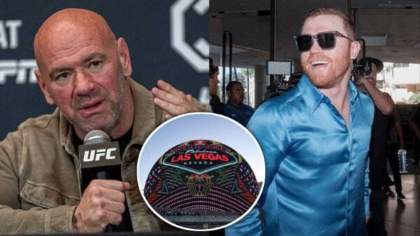 Dana White and Canelo Alvarez