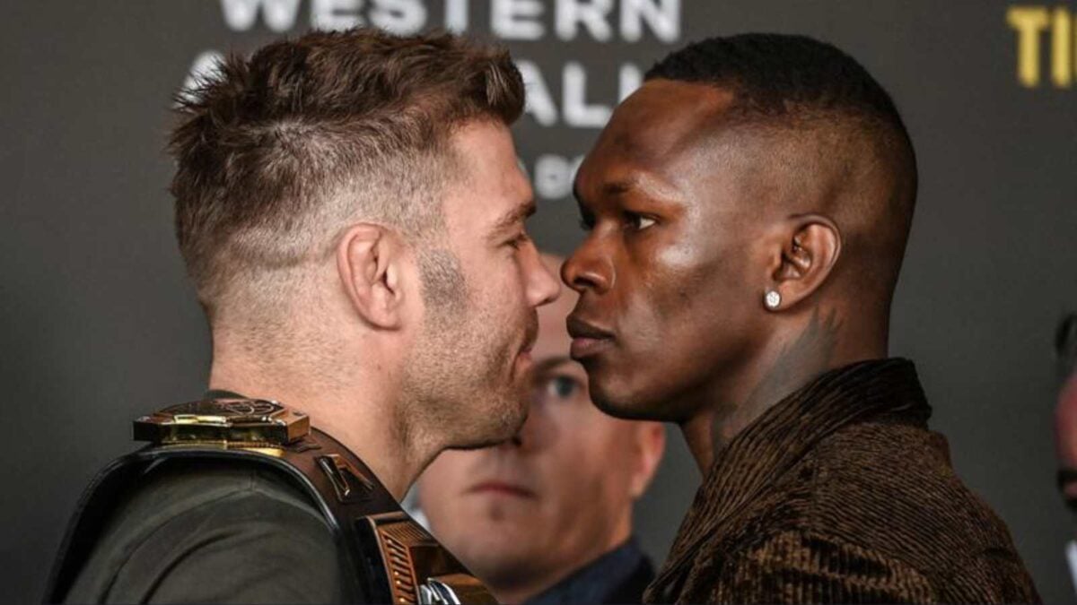 Israel Adesanya and Dricus Du Plessis 