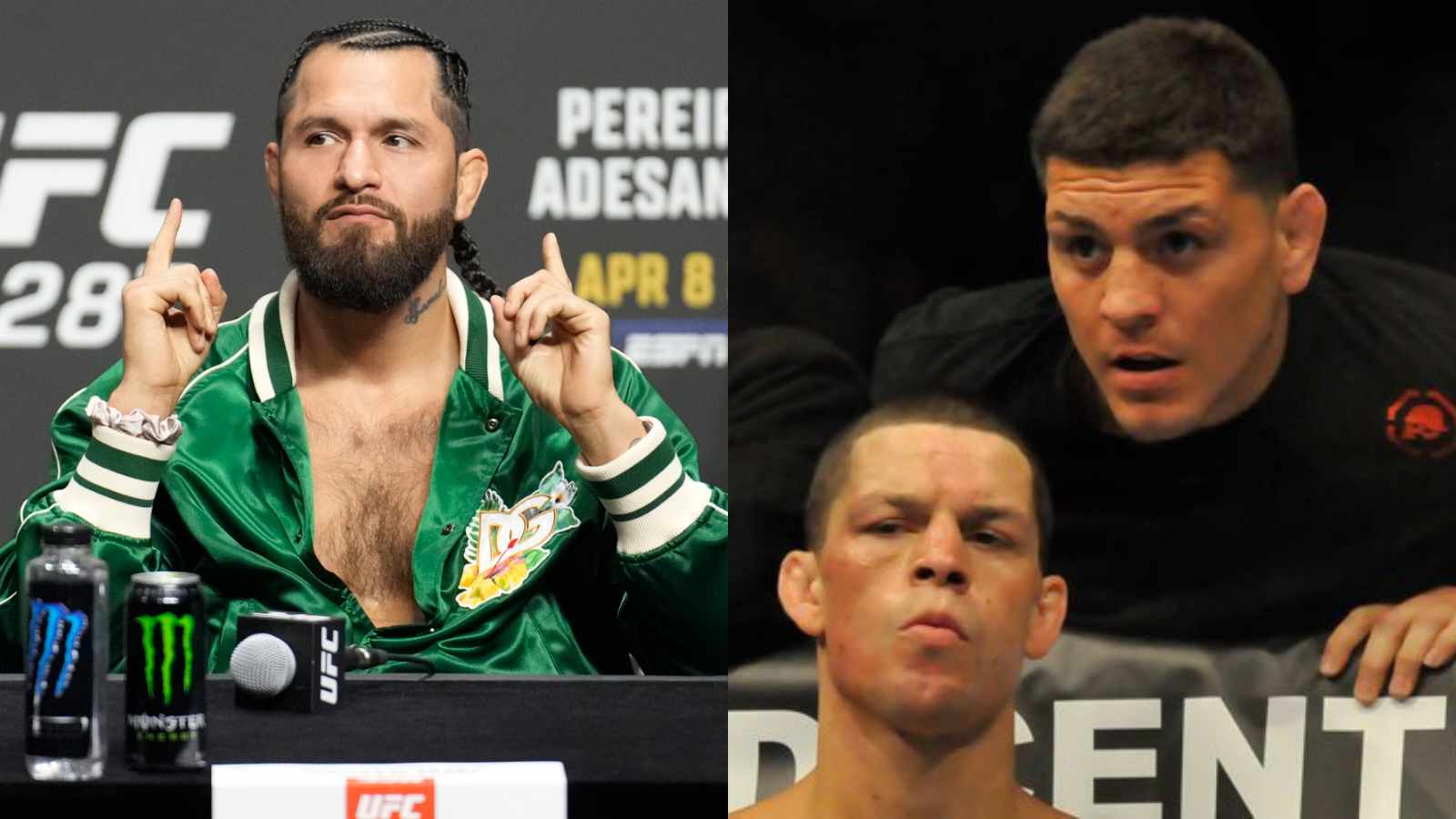 Nate Diaz claims he would have to ‘kill’ Jorge Masvidal if brother Nick Diaz was in corner