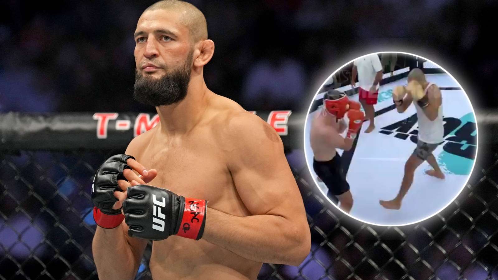 “Doing everything but fight in UFC” – Khamzat Chimaev beating up Russian YouTuber doesn’t sit well with fans