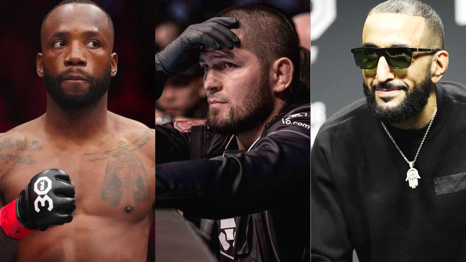 Leon Edwards reacts to ‘deluded’ Belal Muhammad having Khabib Nurmagomedov in corner for Manchester fight