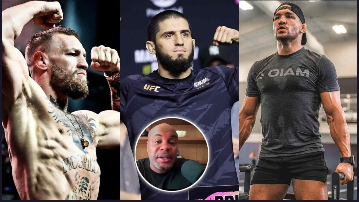 Conor McGregor, Islam Makhachev, and Michael Chandler