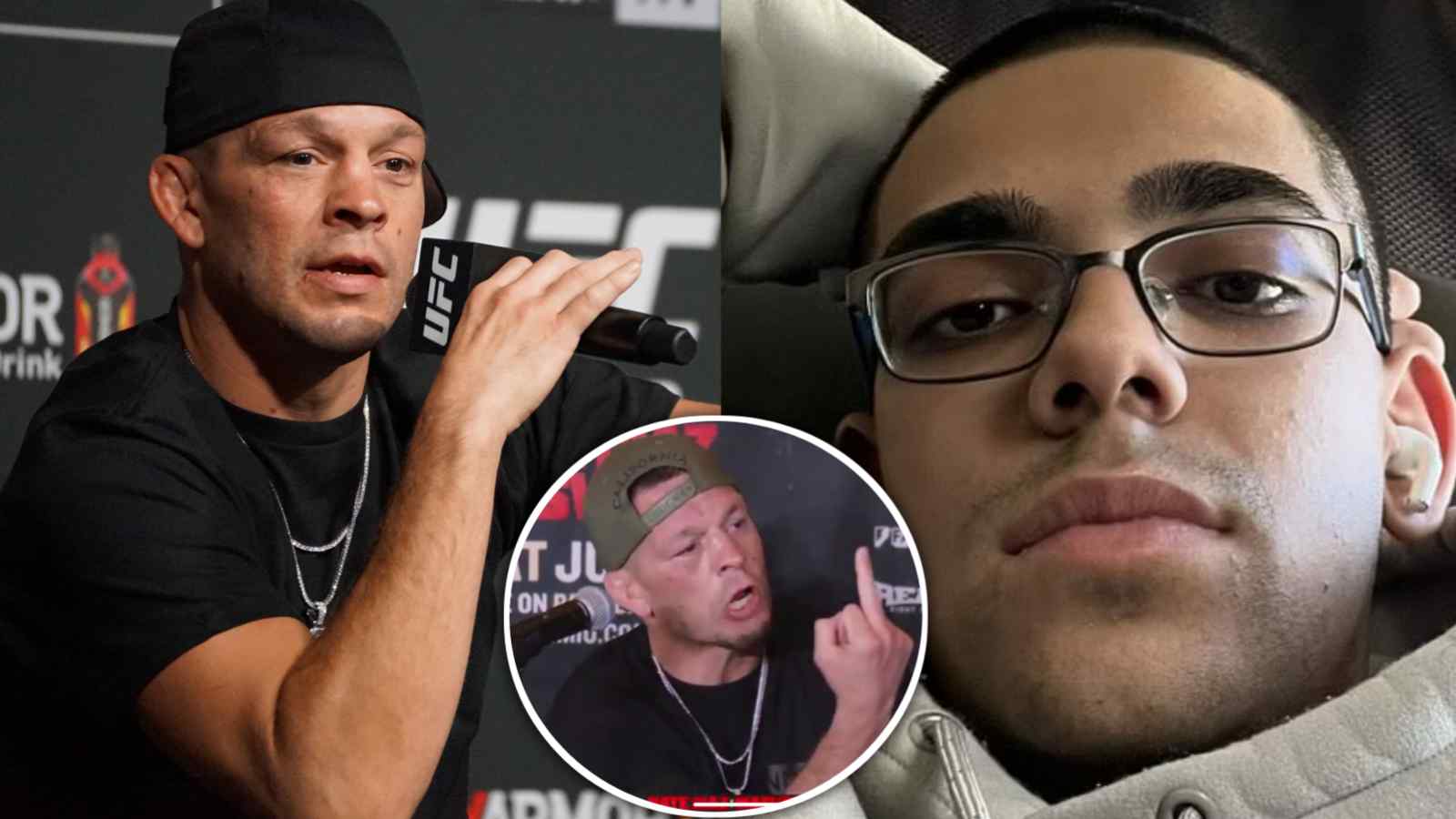 WATCH: Streamer N3on gets CHASED by Nate Diaz’s team after disrespectful question at presser 